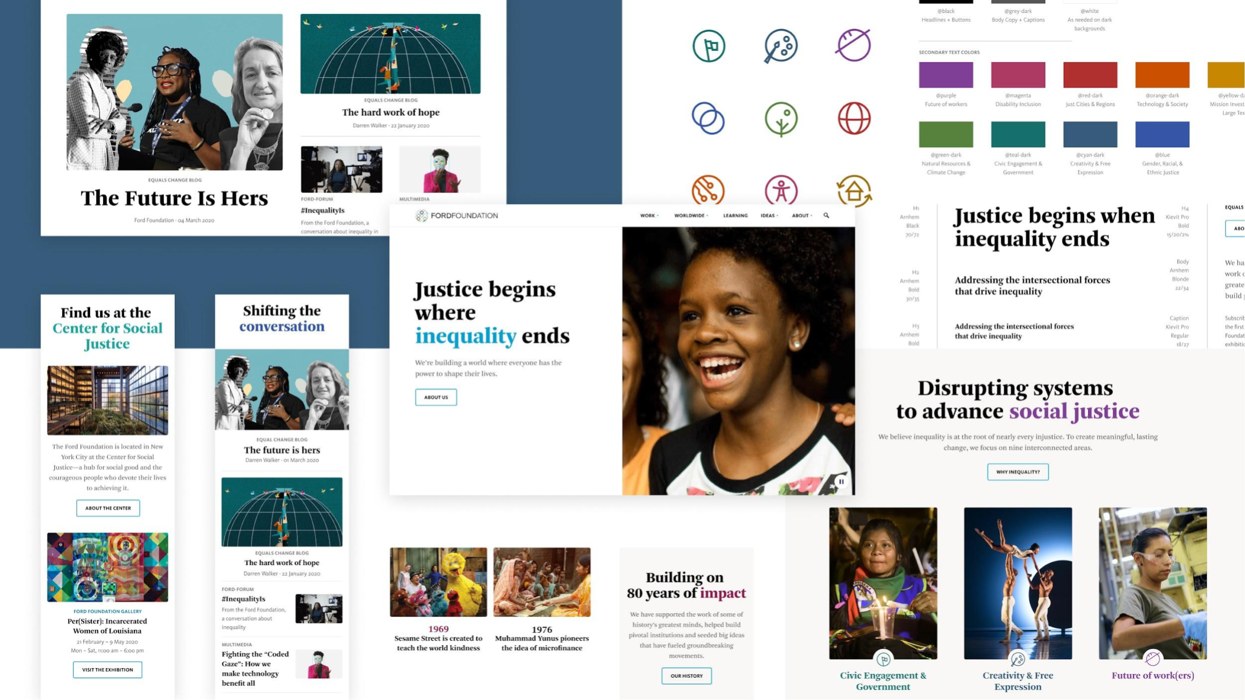 Ford Foundation visual system