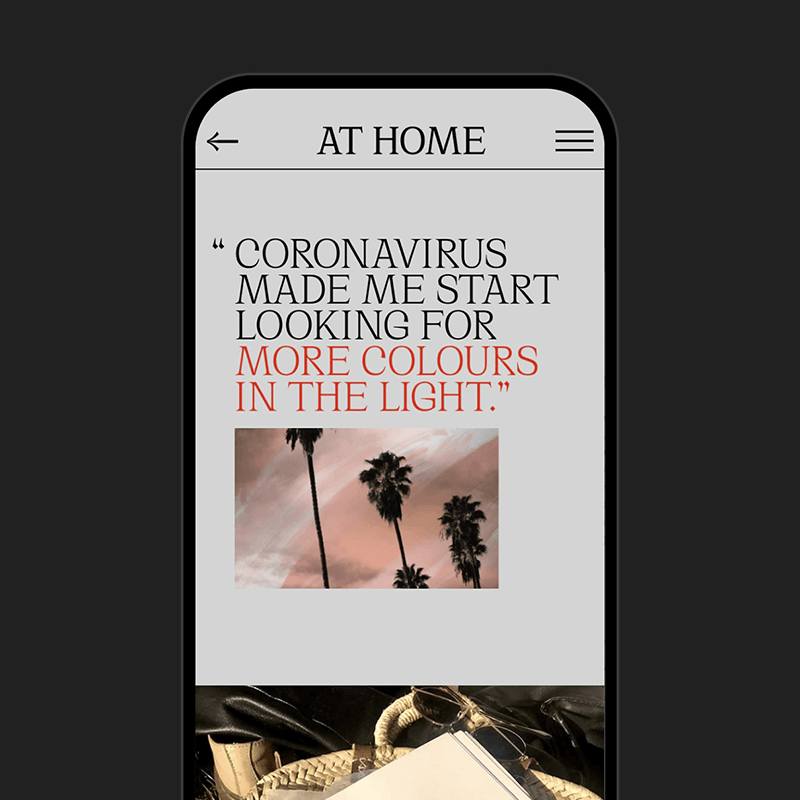 Mobile design for storytelling