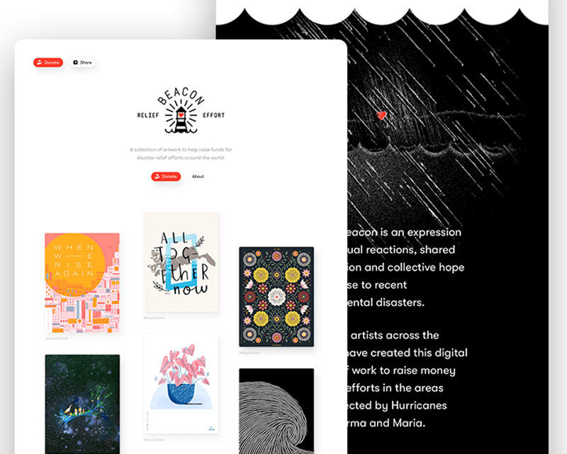 Beacon Relief, an online platform